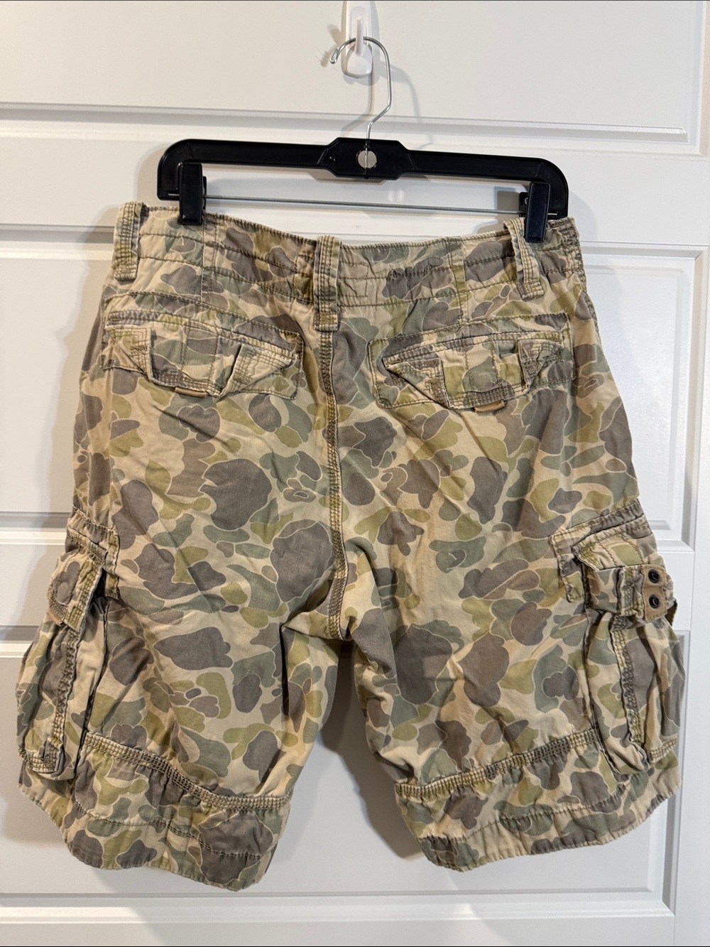 Denim & supply Polo Ralph Lauren Men Cargo Shorts tan Camo Military 31 - Picture 4 of 4